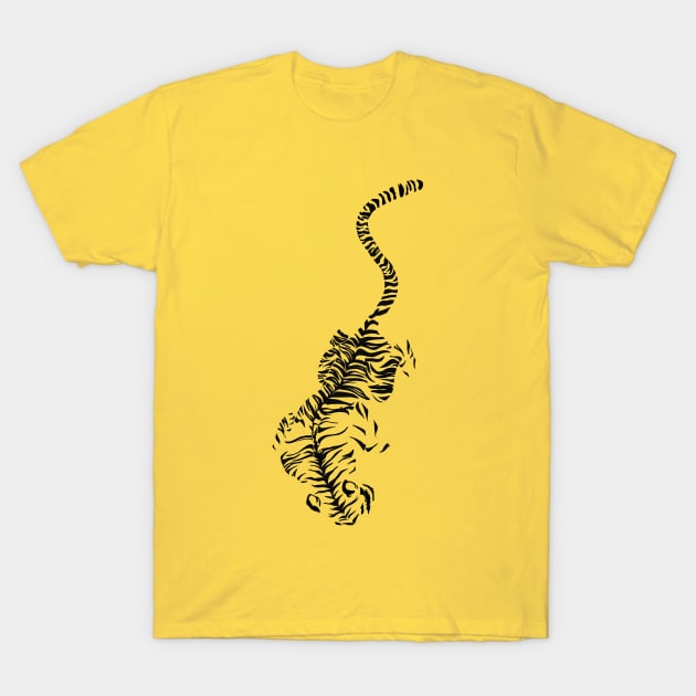 Tiger Fury T-Shirt by WickedREDart